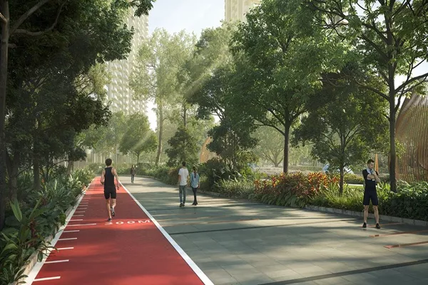 Jogging & Cycling Track